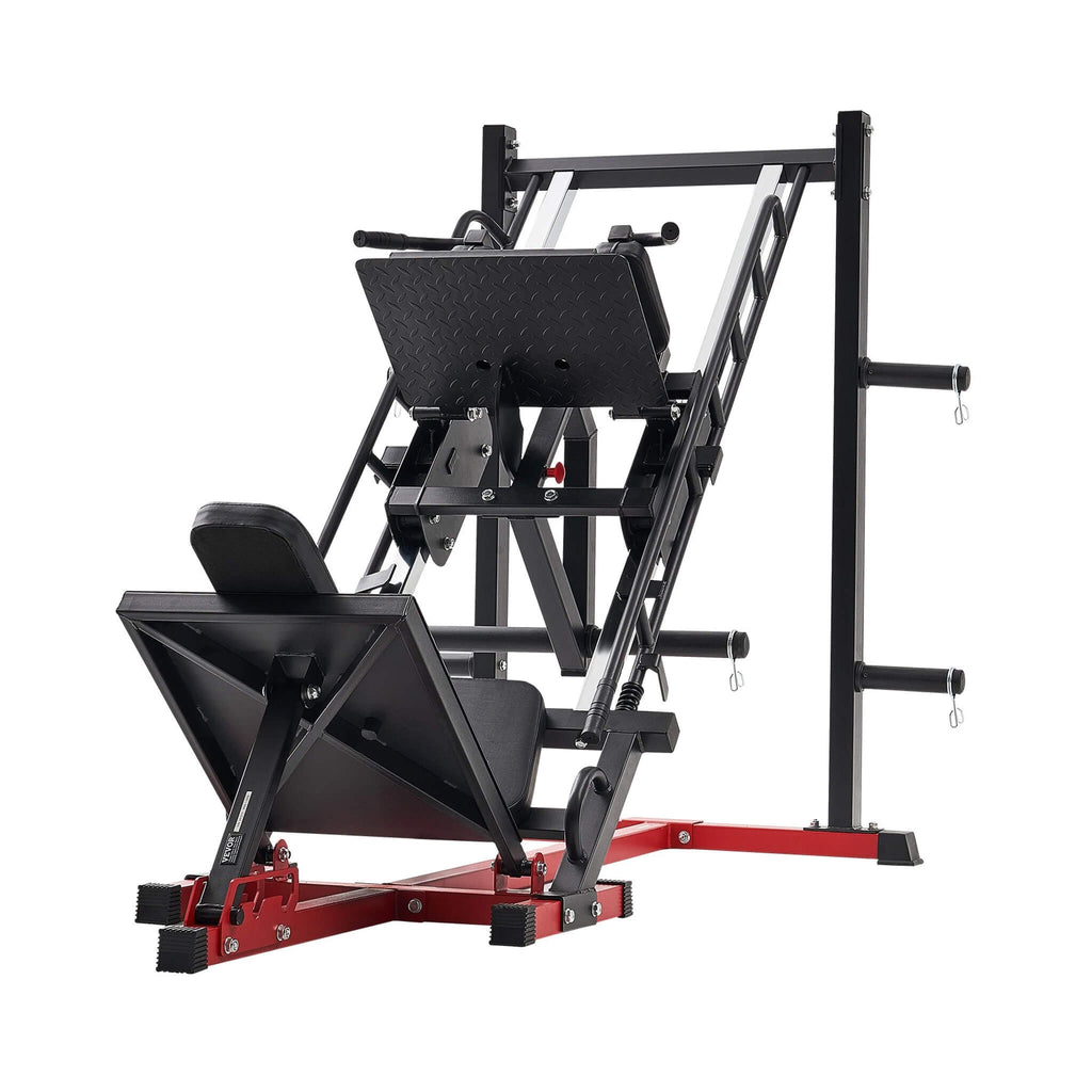 Rovix 2000LBS Adjustable Leg Press And Hack Squat Machine For Home Gym Workouts (SAK53148)