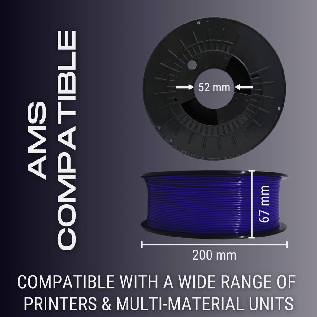 Rose Gold AF Silk PLA 3D Printer Filament, 1.75 mm Diameter, 1 kg Spool