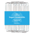 Landscape Staples - Heavy Duty 11 Gauge Galvanized U-Shaped Sod Pins for Weed Barrier and Landscaping