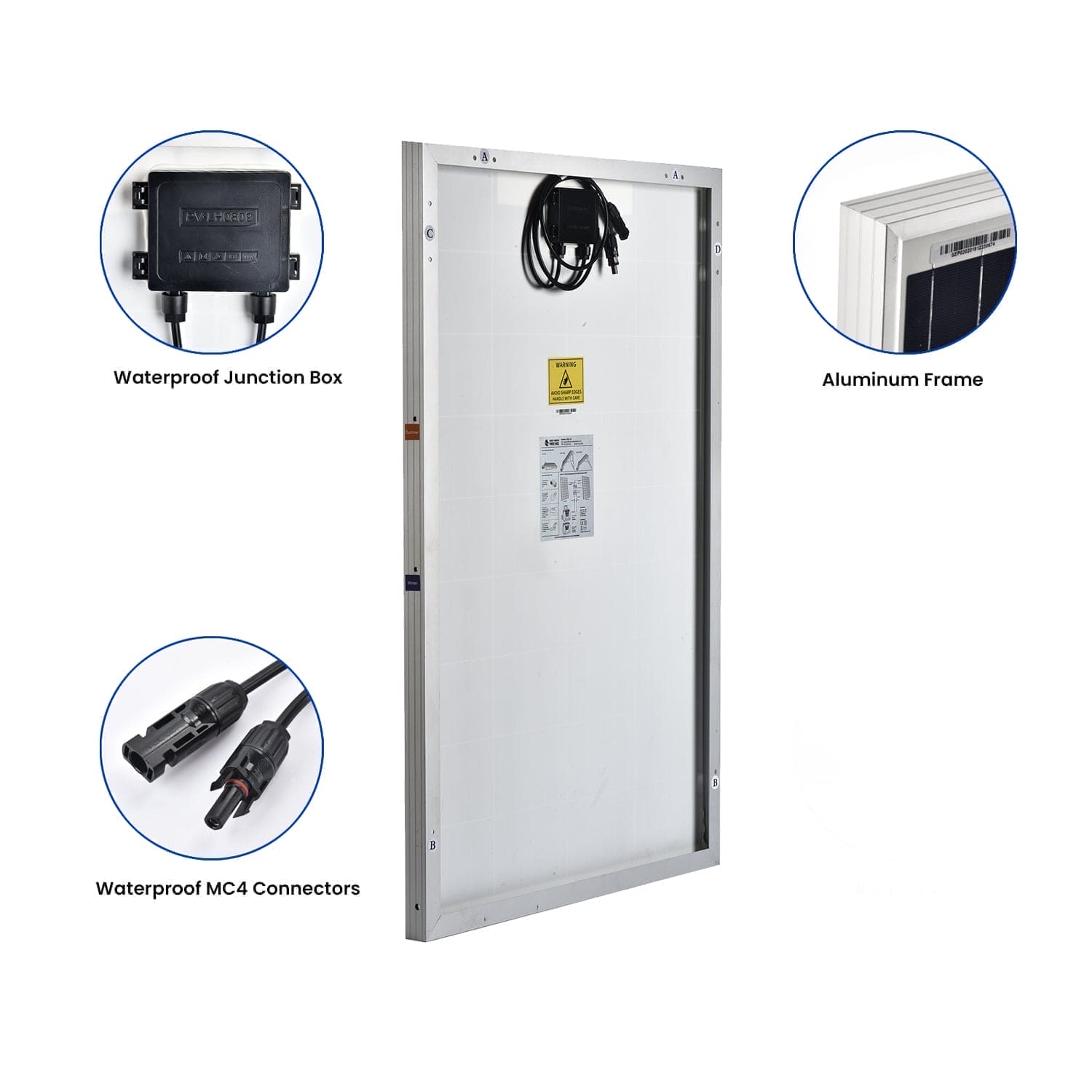 100W Rigid Solar Panels
