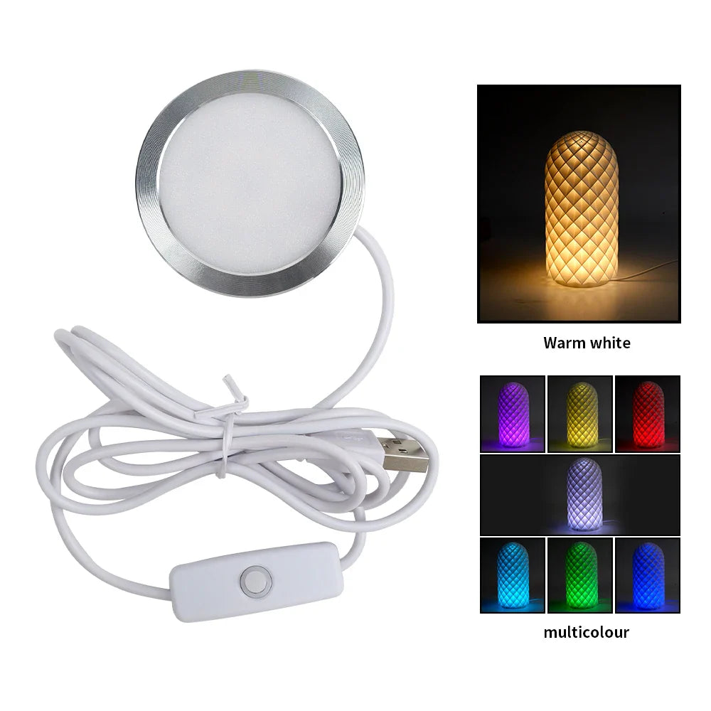 LED Lamp Kit for 3D Printers — DIY Light Parts (No 3D-Printed Components Included)