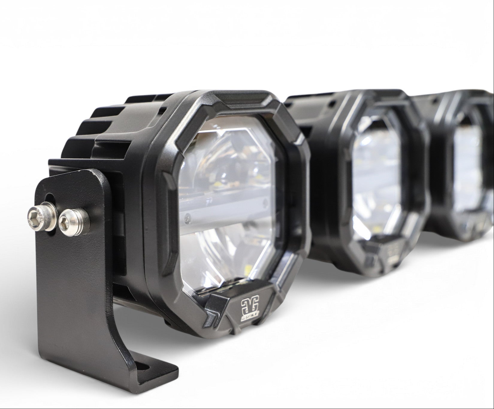 6 Light U-Con Interlocking Off Road LED Pod With Amber or White DRL Running Light