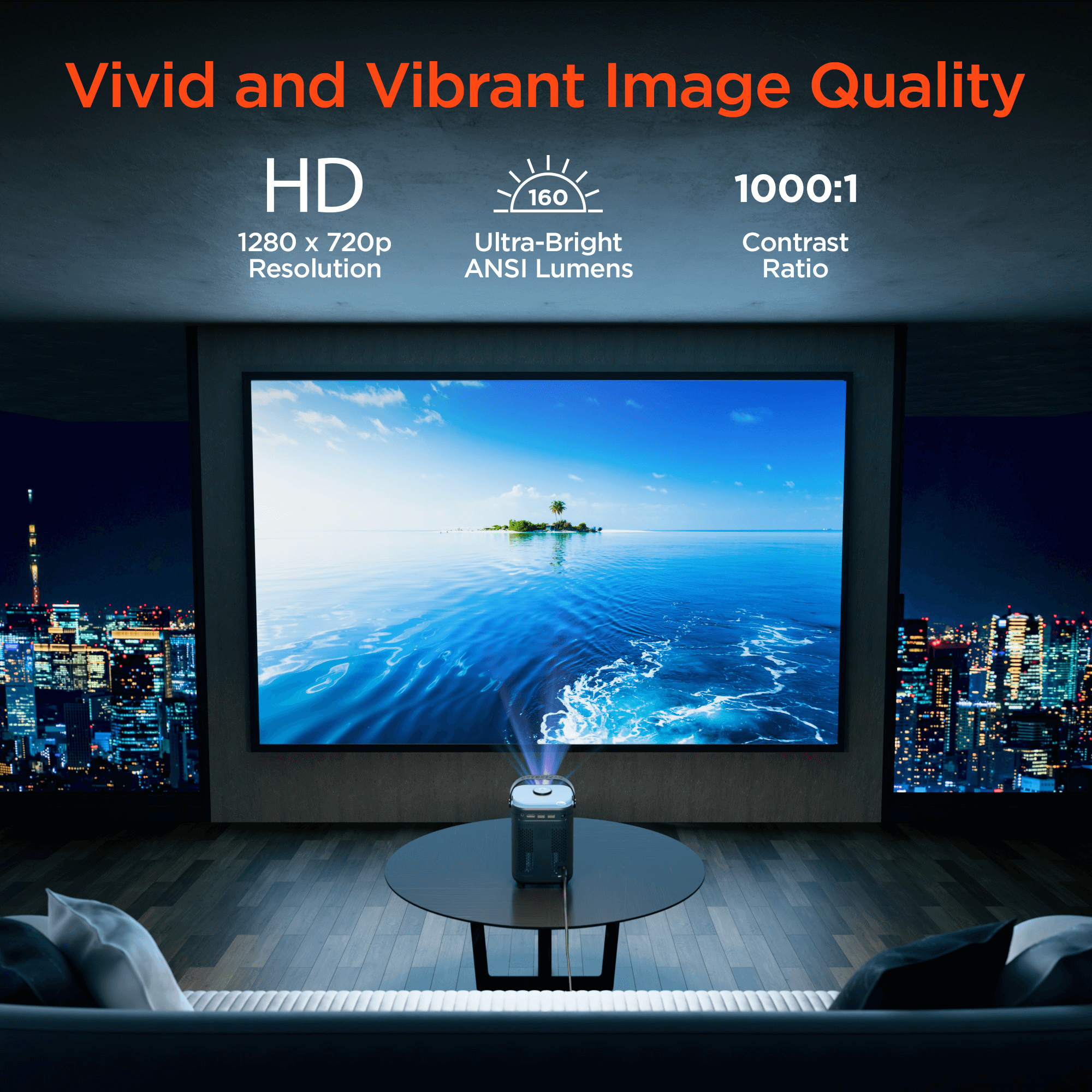 HyperGear CineMini Portable Mini Projector