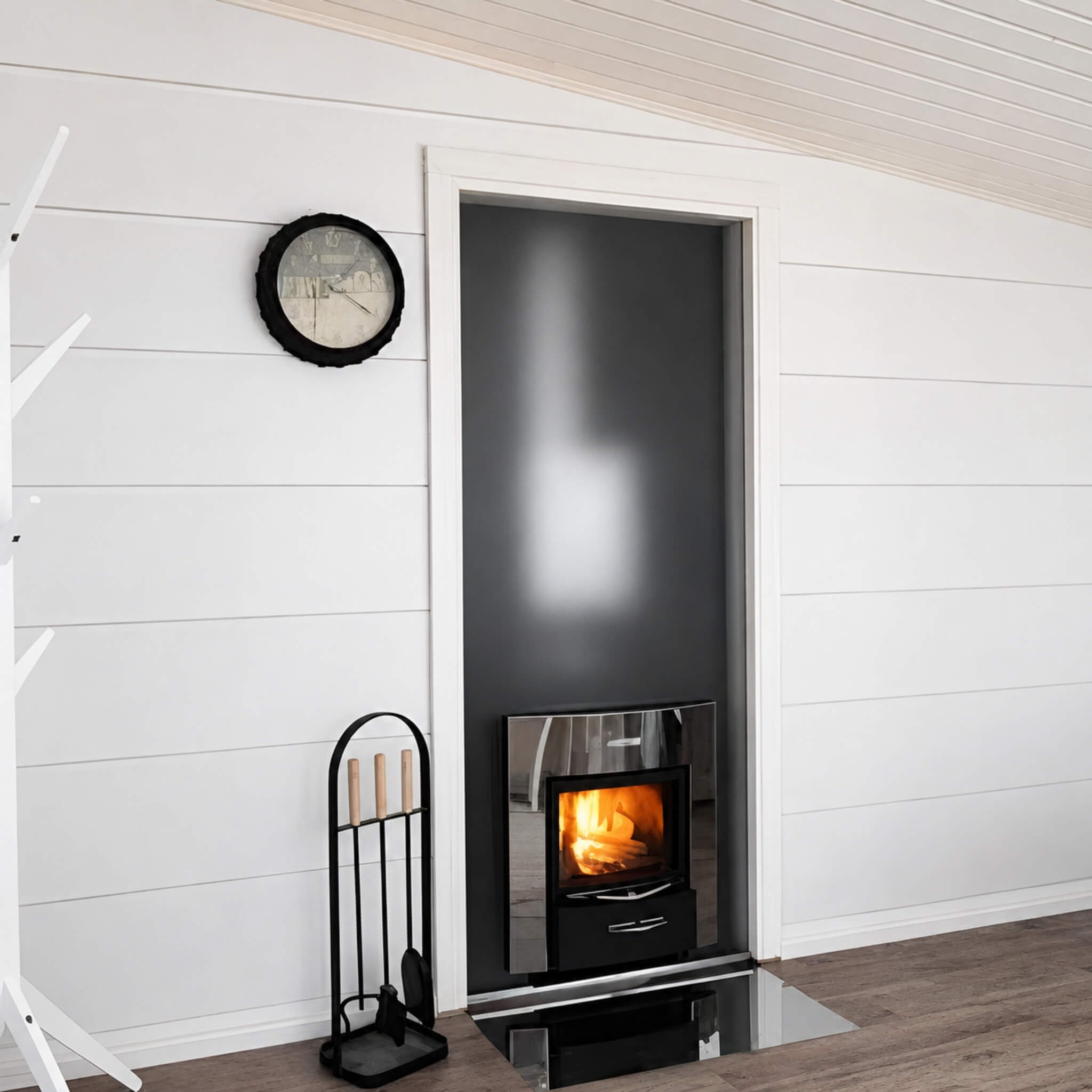 Harvia Duo Series Stainless Steel Wood Sauna Stove With Sauna Stones [WK200SLUX/WK360SLUX] (SAK68420)