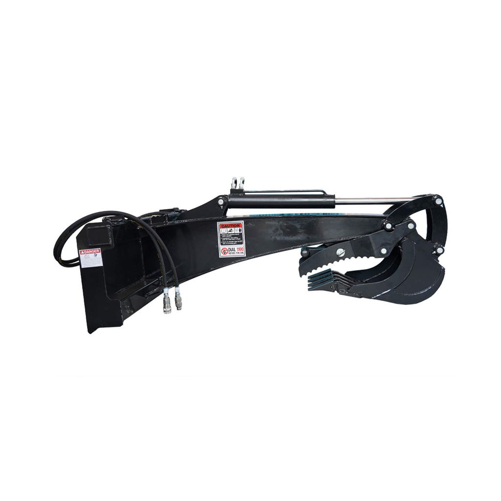 Heavy-Duty Universal Skid Steer Backhoe Digger Bucket Attachment With Universal Quick Attach Plate (SAK26714)